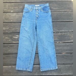 LEVI’S Mile High Cropped Wide Left Jeans 25